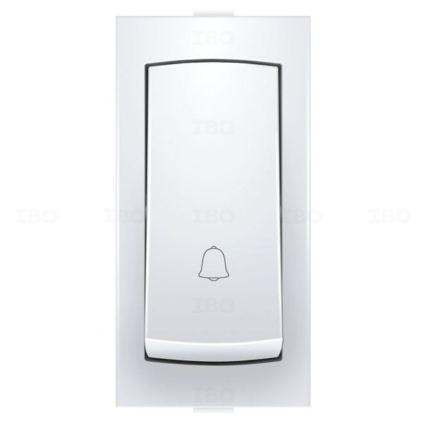 Anchor Ziva White Bell Push 6 A Modular Switch