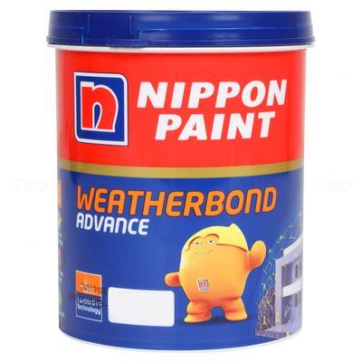 Nippon Weatherbond Advance 1 L White Exterior Emulsion - Color