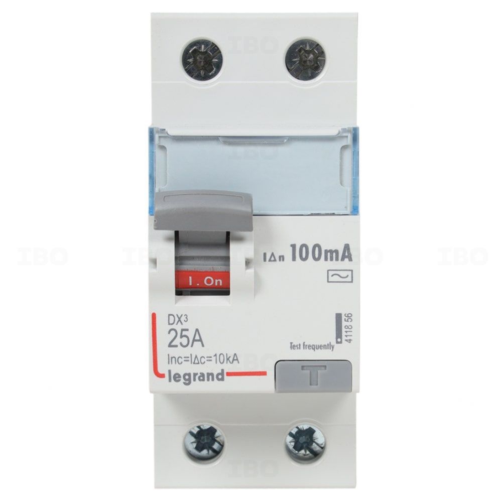 Buy Legrand DX3 2 Pole 25 A 100 mA RCCB on IBO.com & Store @ Best 