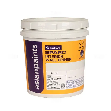 Asian Paints Trucare Sprac Interior 10 L Wall Primer