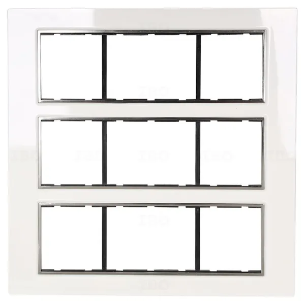 Hifi Hi-Class 18 Module Glossy White Switch Board Plate