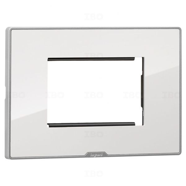 Legrand Myrius Nextgen 3 Module Glossy Ice White Switch Board Plate