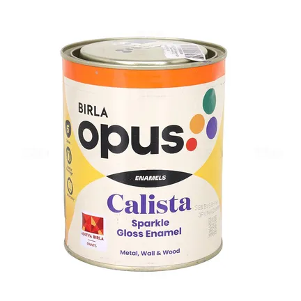 BIRLA opus SGE 28 Calista Sparkle Gloss 1 L Bus Green Enamel-Color