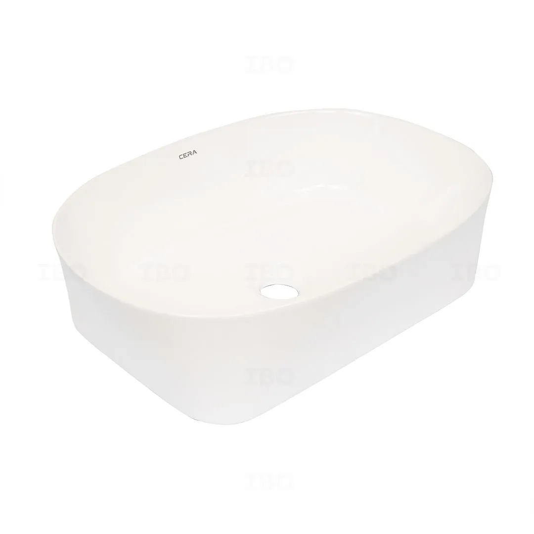 Cera Celine 500 mm x 360 mm x 130 mm White Table Top Basin