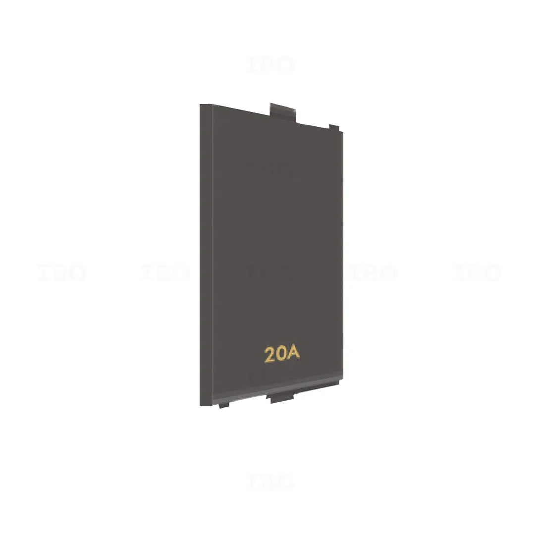 GM G-Nine Genia Graphite Magnesia 1 Way 20 A Modular Switch GM G-Nine Genia Graphite Magnesia 1 Way 20 A Modular Switch