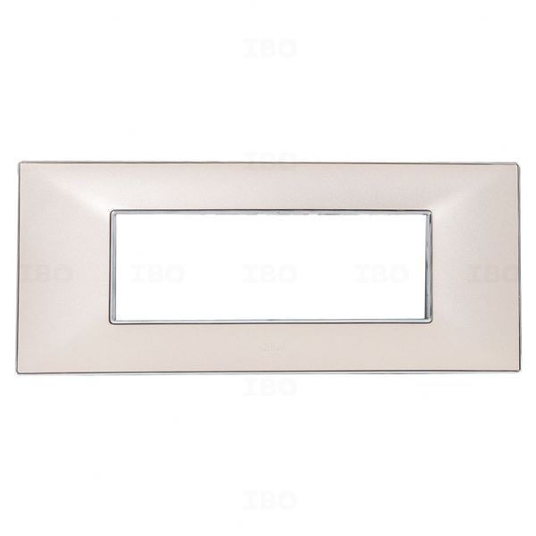 GM FourFive Wavio 6 Metal Finish Gold Switch Board Plate
