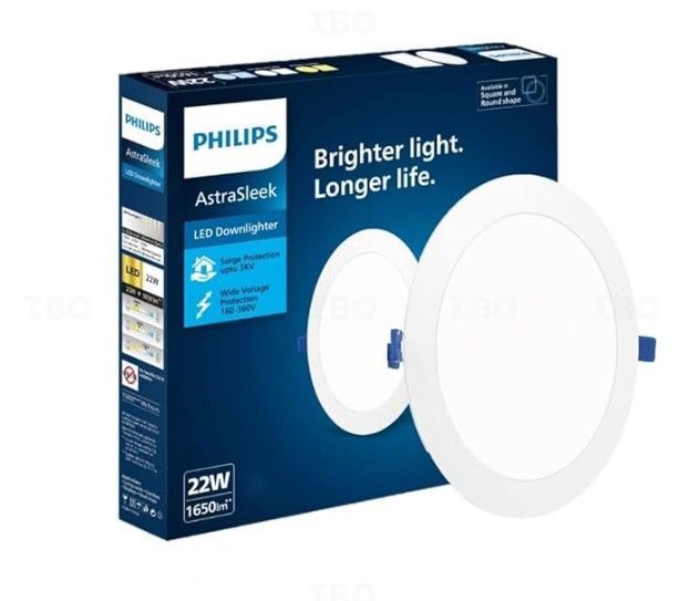 Philips 22W 4000K Round Astra Sleek Concealed LED Panel Light