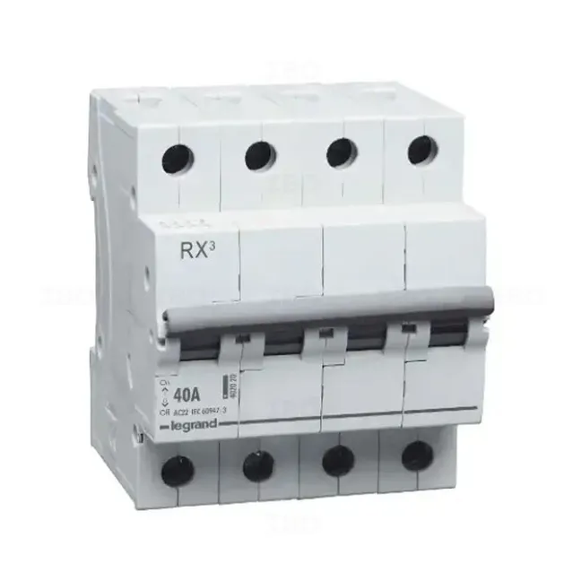 Legrand RX3 Four Pole 40 A 420 V Isolator Legrand RX3 Four Pole 40 A 420 V Isolator