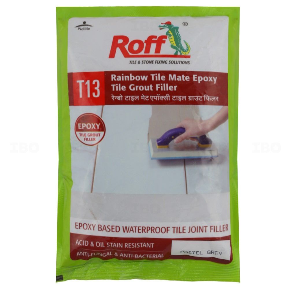 Roff Rainbow Tile Mate 738 g Pastel Grey Tile Epoxy Grout Roff Rainbow Tile Mate 738 g Pastel Grey Tile Epoxy Grout