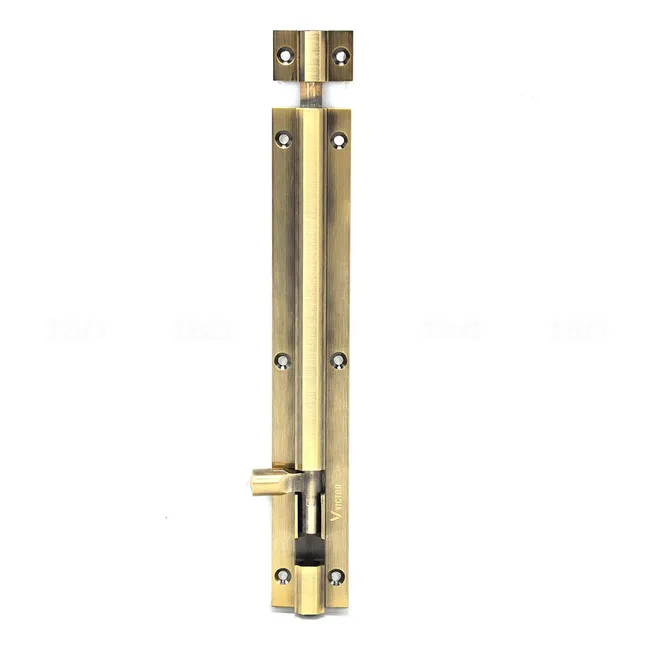 Victor VHTB89AN Antique 8 in. Brass Tower Bolt Victor VHTB89AN Antique 8 in. Brass Tower Bolt