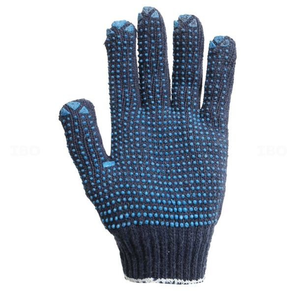 Sure Safety HNP-HPKNPR Cotton Knitted Dotted Gloves