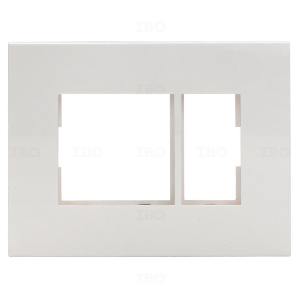 Anchor Penta Modular 3 Module Glossy White Switch Board Plate