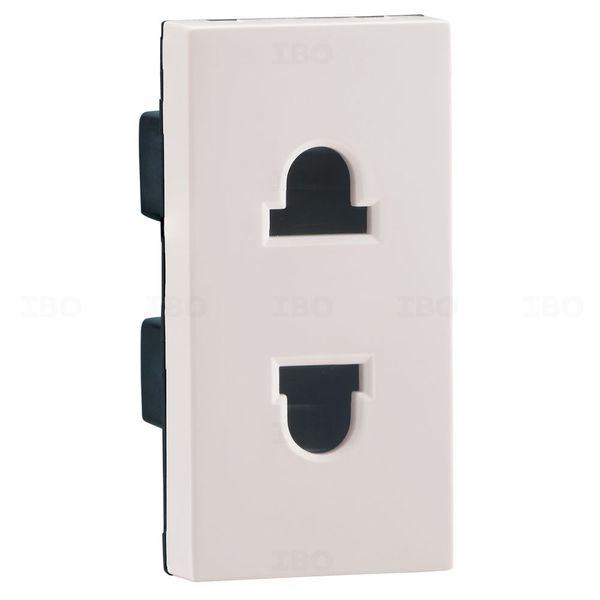 Legrand Myrius Nextgen White 2 pin 6 A / 16 A 1 Module Socket