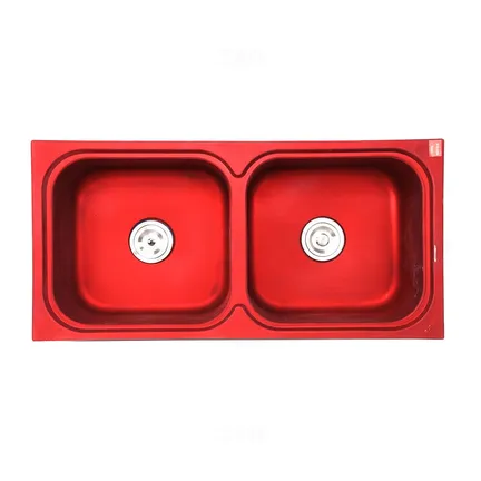 Futura Dura DB 37x18 SS 304 Double Bowl Sink Futura Dura DB 37x18 SS 304 Double Bowl Sink