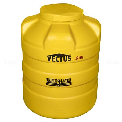 Vectus Safe 3 Layer Yellow 500 L Overhead Tank