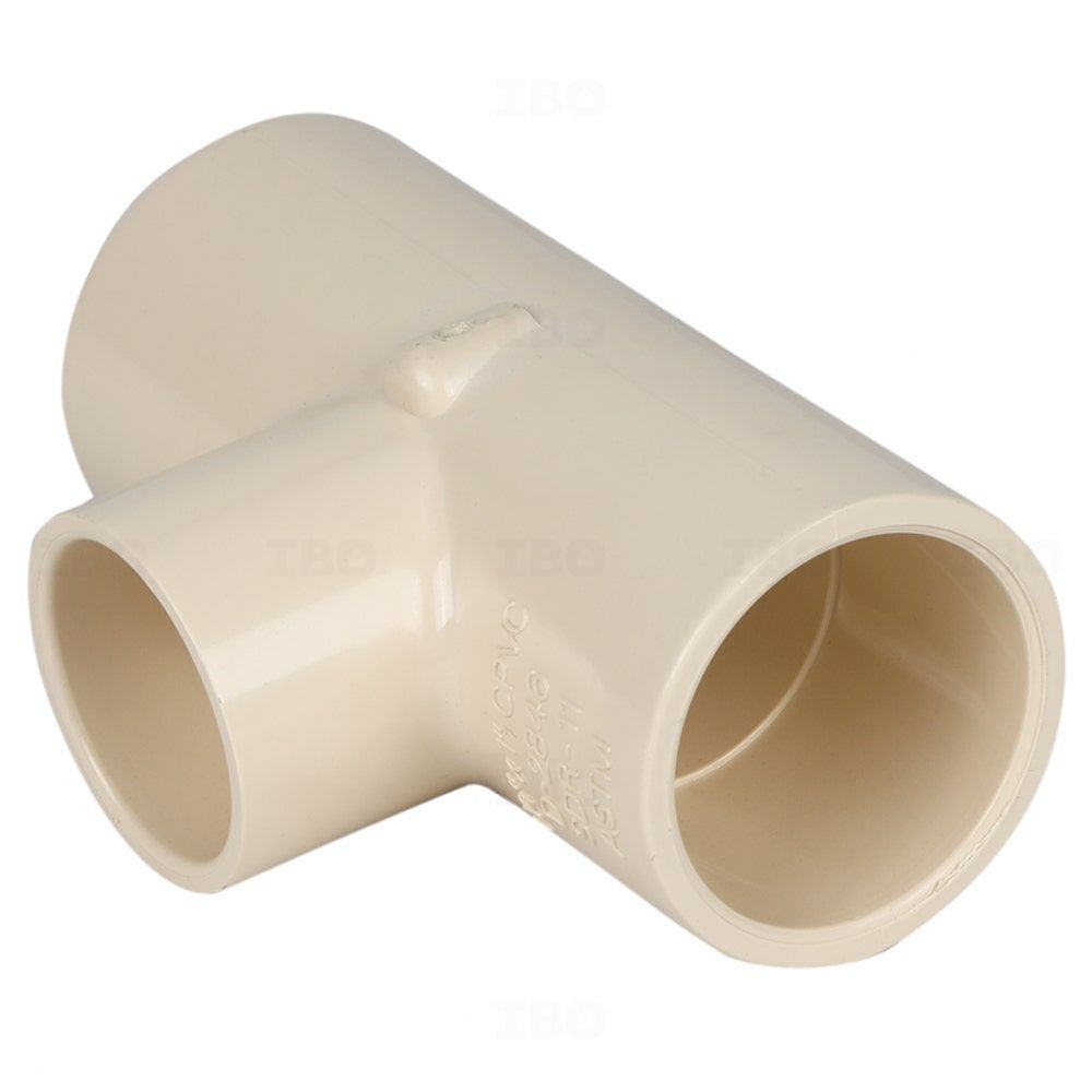 Ashirvad FlowGuard Plus 1¼ x ¾ in. (32 x 20 mm) CPVC Reducer Tee Ashirvad FlowGuard Plus 1¼ x ¾ in. (32 x 20 mm) CPVC Reducer Tee