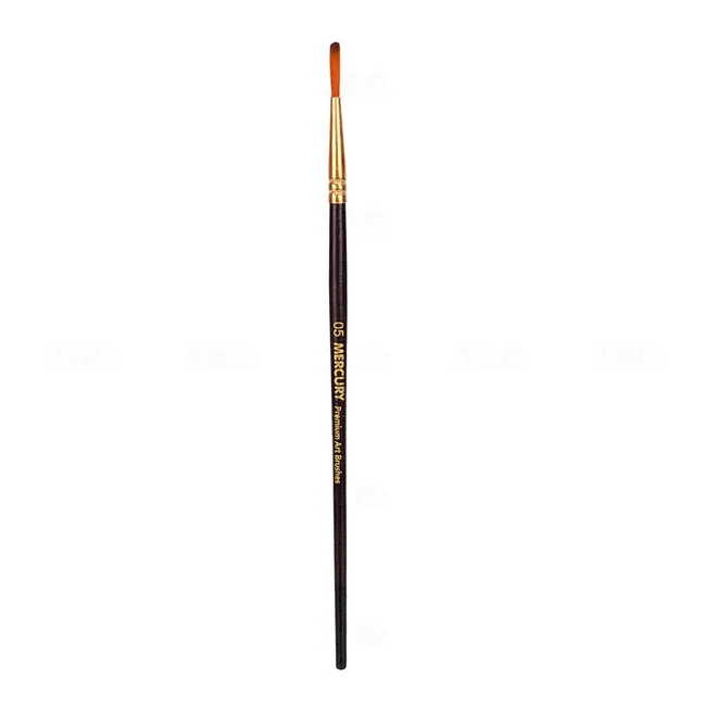 Tia Flat Artistic Brush 0.5 in. Purple Brush