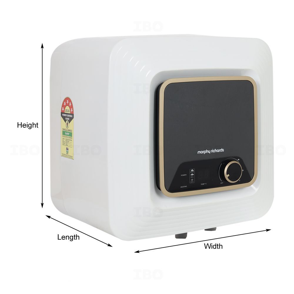 Buy Morphy Richards Kube 5 Star 15 L Horizontal 2000 W Storage Geyser on  IBO.com u0026 Store @ Best Price. Genuine Products | Quick Delivery | Pay on  Delivery