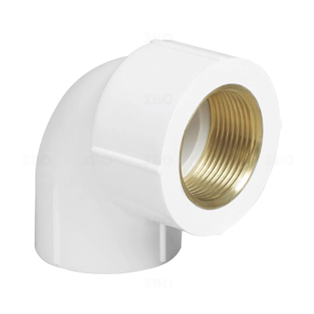 Supreme Aqua Gold 3/4 x 1/2 in. (25 x 15 mm) UPVC Brass Elbow Supreme Aqua Gold 3/4 x 1/2 in. (25 x 15 mm) UPVC Brass Elbow
