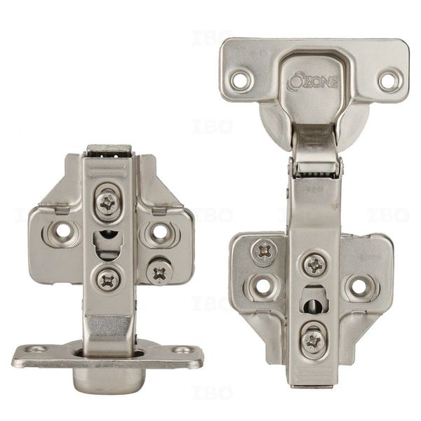 OZONE OEC451 Half Overlay/8 Crank Soft Close Cabinet Hinge