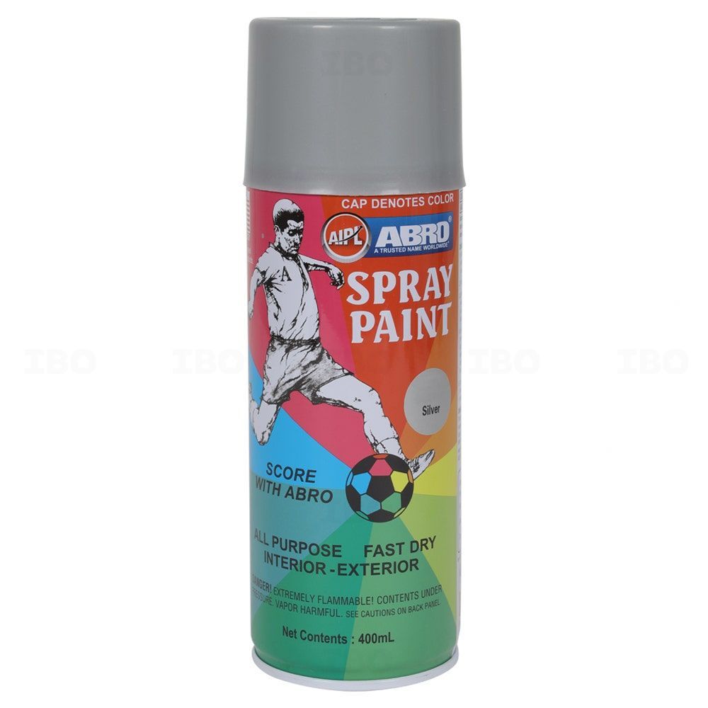 ABRO Silver 400 ml Spray Paint