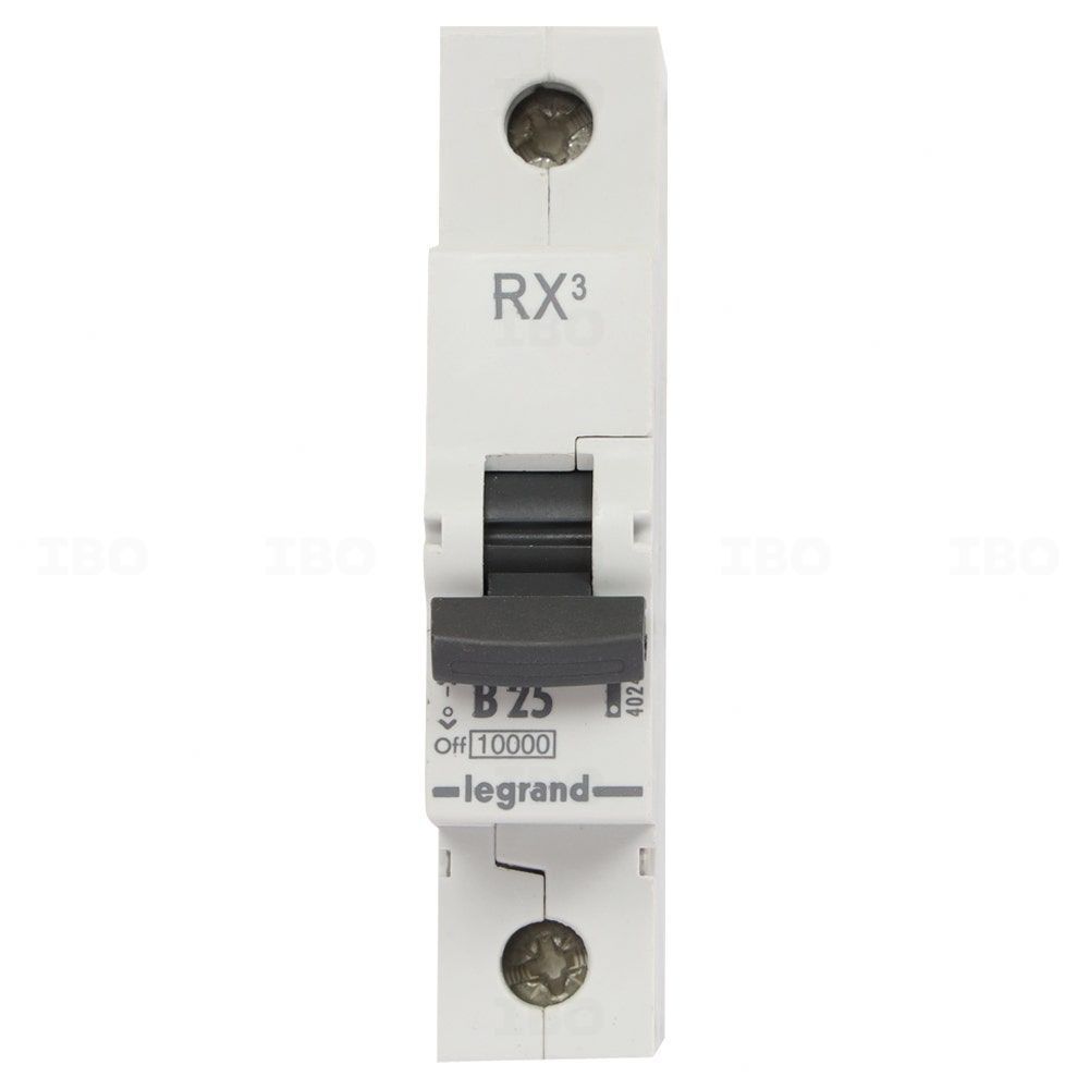 Legrand RX3 Single Pole 25 A B Curve MCB Legrand RX3 Single Pole 25 A B Curve MCB