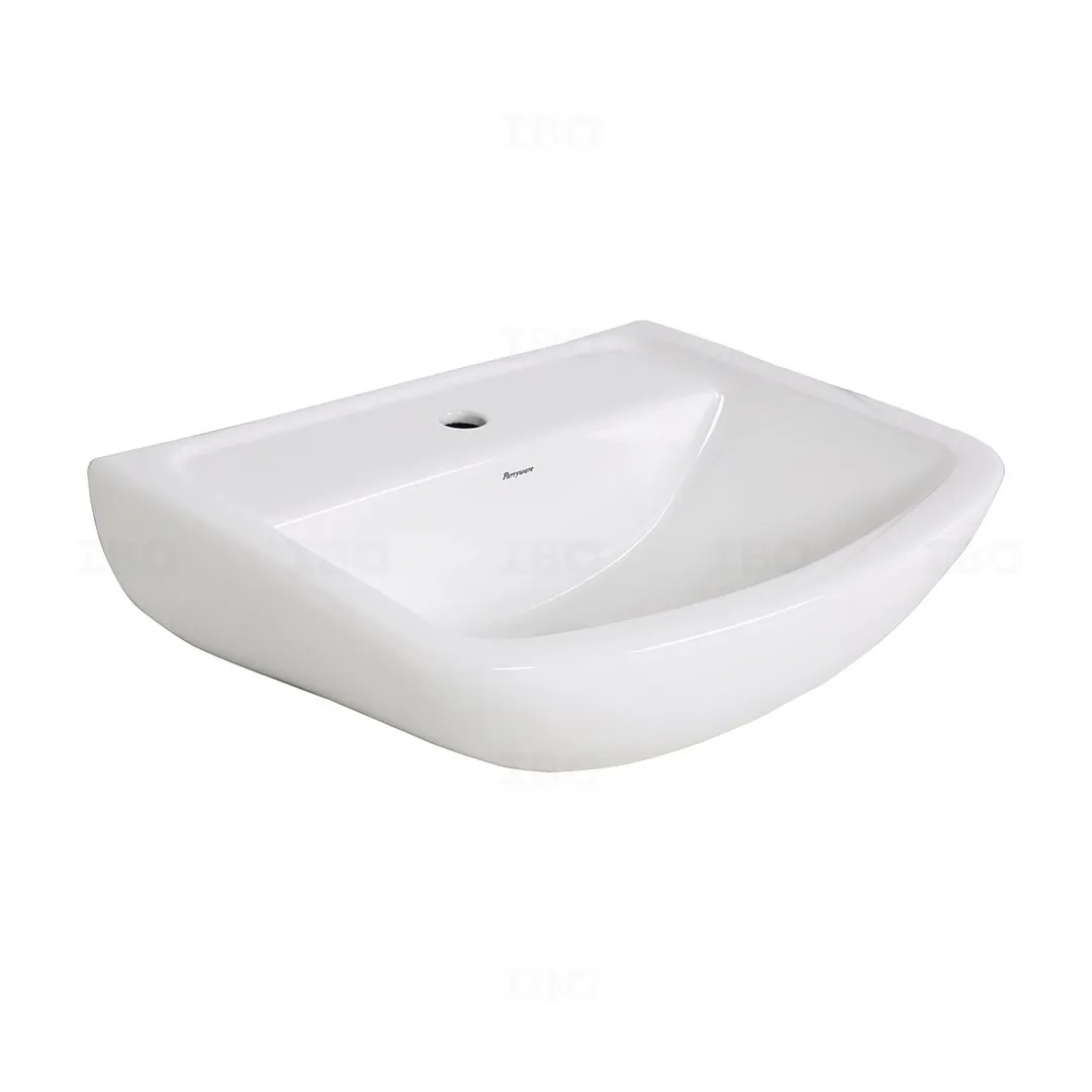 Parryware Vinto 425 mm x 560 mm x 180 mm Snow White Pedestal Basin without Pedestal