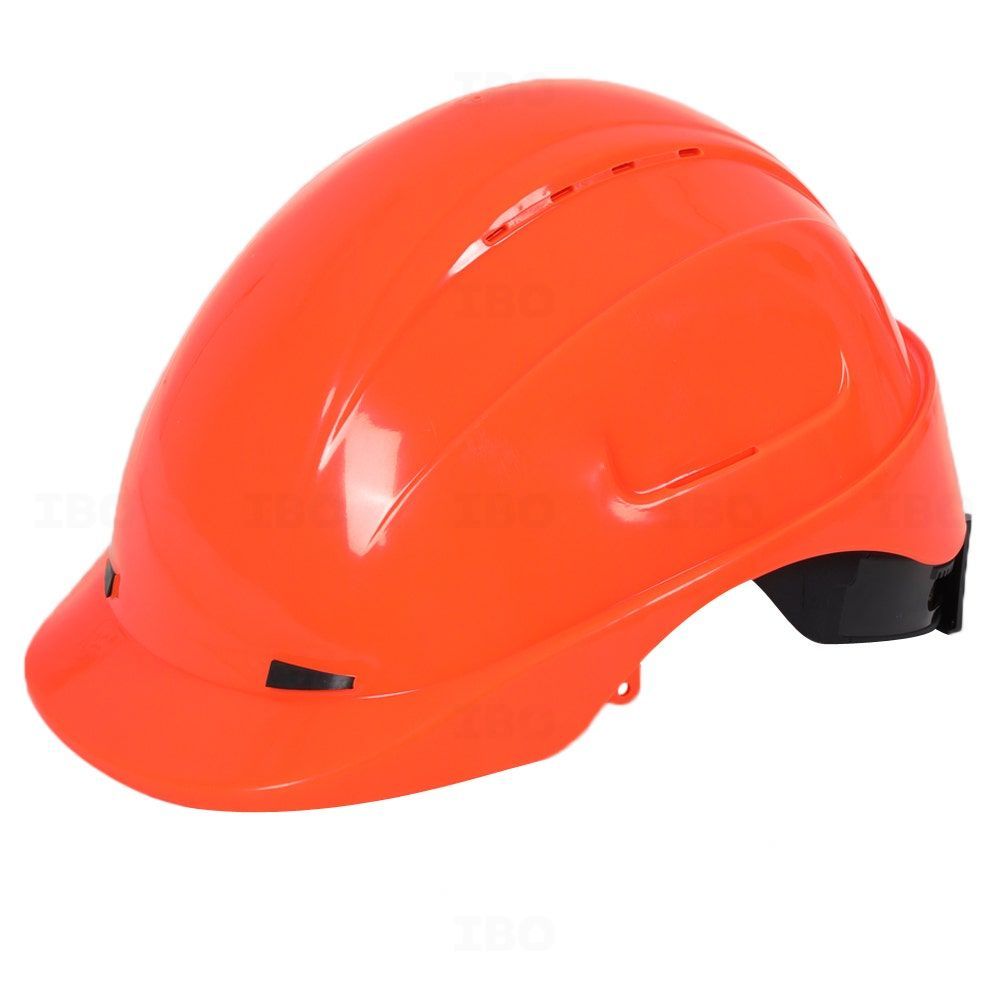 Sure Safety HDPE Orange Industrial Safety Helmets