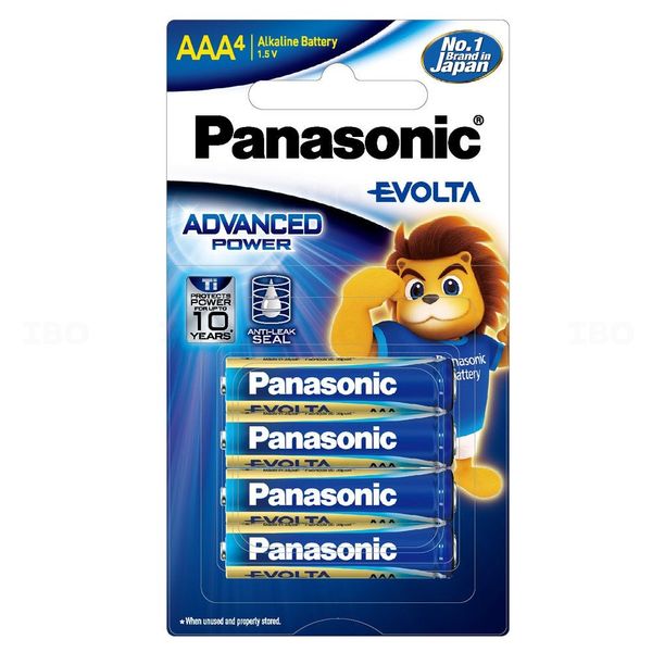 Panasonic Evolta AAA Alkaline Battery Pack Of 4