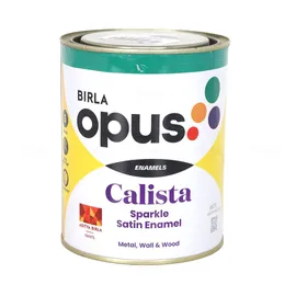 BIRLA opus SSE Calista Sparkle Satin 1 L White Enamel-Color