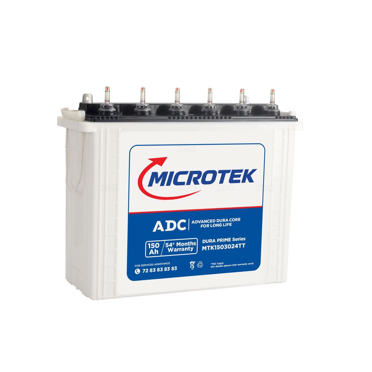 Microtek Dura Prime 150 Ah Tall Tubular Battery Microtek Dura Prime 150 Ah Tall Tubular Battery