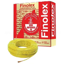 Finolex Gold 4 sq mm Yellow 90 m FR PVC Insulated Wire