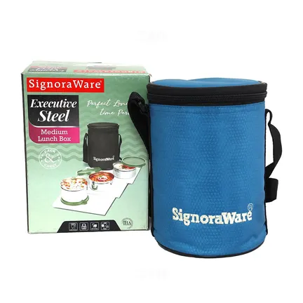 Executive Steel Medium Lunch Box Executive Steel Medium Lunch Box