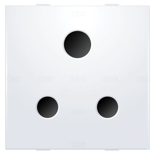 Anchor Ziva White 5 pin 6 A 2 Module Socket Anchor Ziva White 5 pin 6 A 2 Module Socket