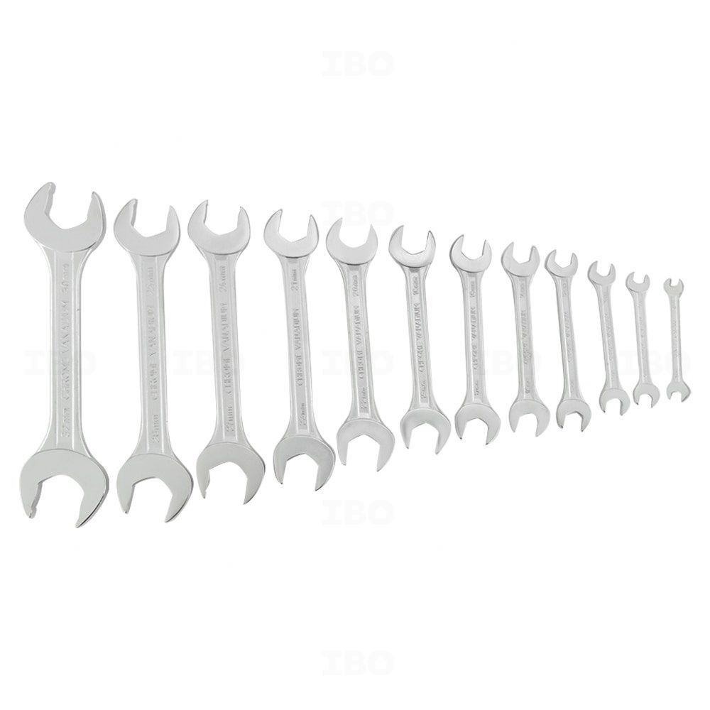 Hi-spec Thin Open End Wrench Set 6-32mm Universal Wrench Opening Single-end  Ultra-thin Small Wrench Universal Repair Hand Tool