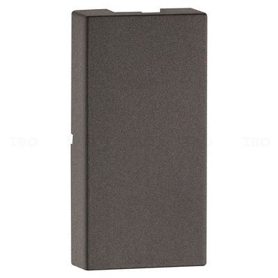 Legrand Myrius 1 Module Charcoal Grey Blank Plate Cover Legrand Myrius 1 Module Charcoal Grey Blank Plate Cover