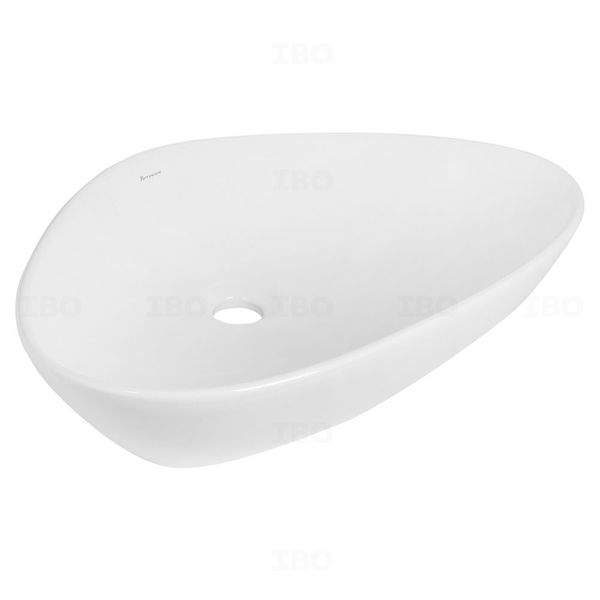 Parryware Triveni 590 x 390 x 130 mm White Table Top Basin