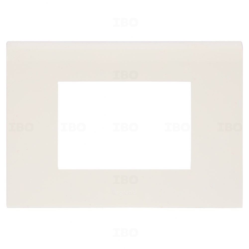 Legrand Myrius Regular 3 Module Glossy White Switch Board Plate Legrand Myrius Regular 3 Module Glossy White Switch Board Plate