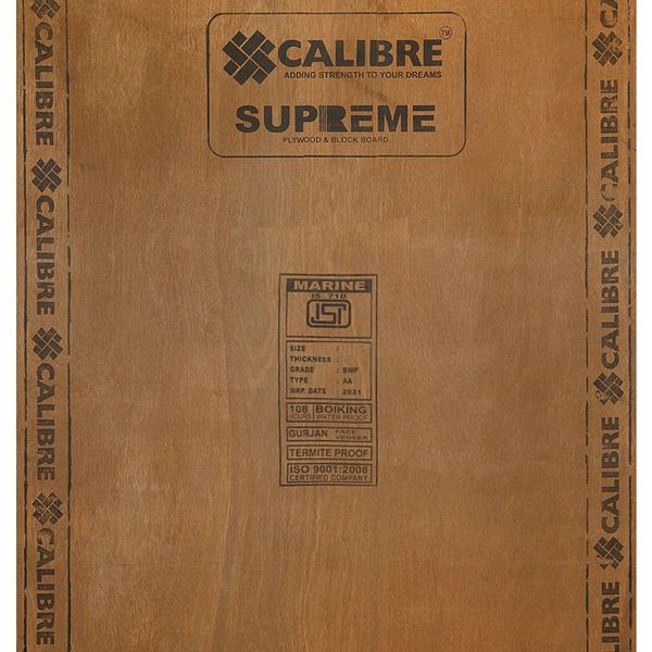 Calibre Supreme 7 ft. x 4 ft. 16 mm BWP/Marine Plywood