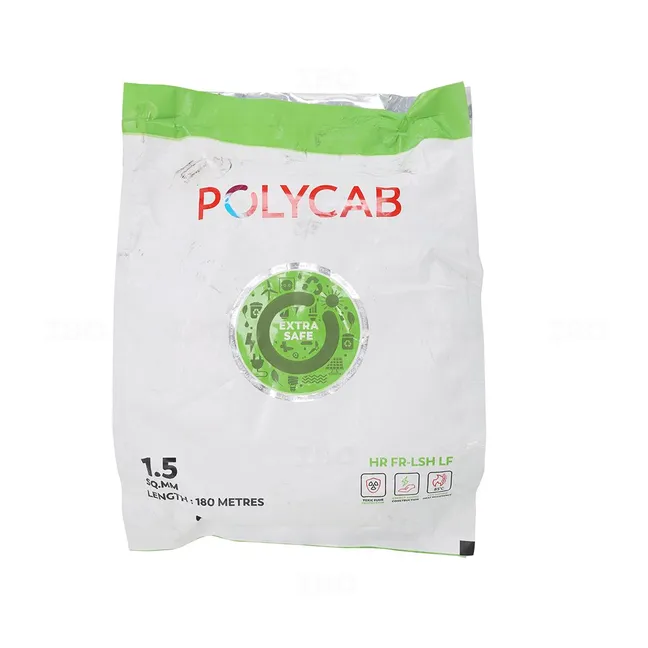 Polycab Green Wire 1.5 sq mm Blue 180 m HR FR-LSH LF PVC Insulated Wire Polycab Green Wire 1.5 sq mm Blue 180 m HR FR-LSH LF PVC Insulated Wire