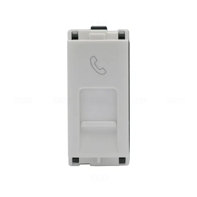 L&T enGem 1 Module RJ11 Telephonic Outlet