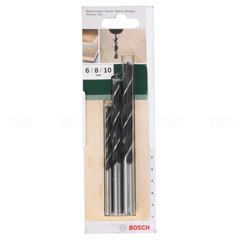 Bosch 2609255308 3pcs Wood Drill Bit Set