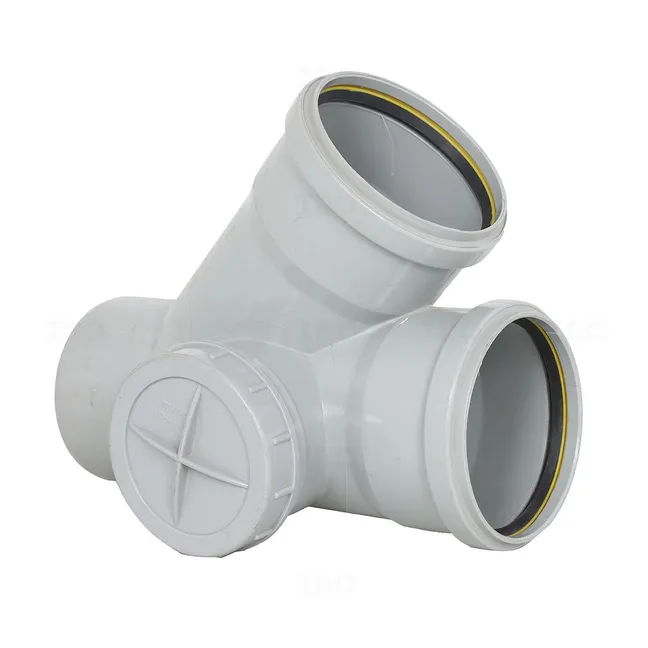 Supreme 4 in. 110 mm Single Y With Door SWR Fitting _ Ringfit Supreme 4 in. 110 mm Single Y With Door SWR Fitting _ Ringfit