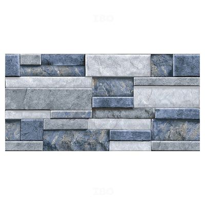 Sunhearrt Phoenix Blue Textured 600 mm x 300 mm Vitrified Elevation Tile