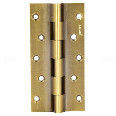 Salvor RLWY Antique 5 x 1.1/8 x 1/8 in. Brass Railway Hinge Salvor RLWY Antique 5 x 1.1/8 x 1/8 in. Brass Railway Hinge