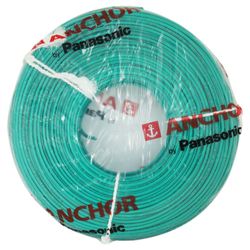 Anchor Advance FR 1 sq mm Green 180 m FR PVC Insulated Wire