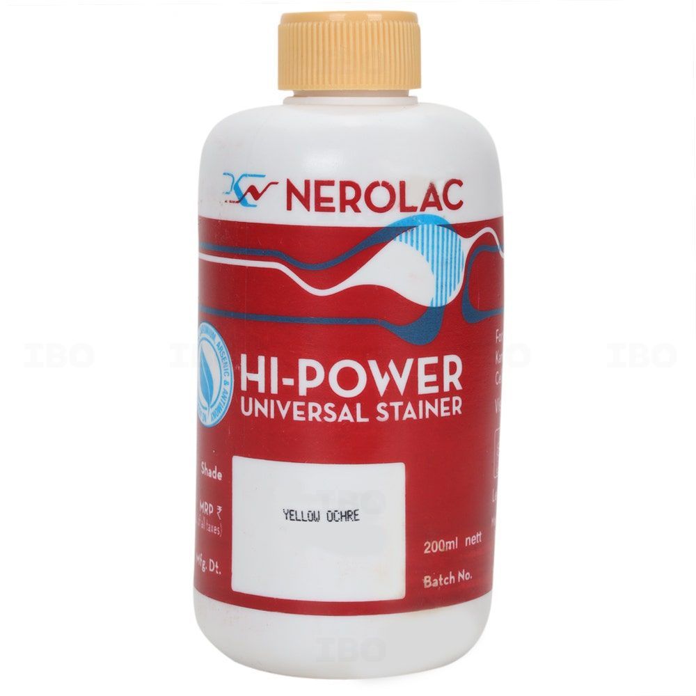 Nerolac Yellow Ochre 200 ml Universal Stainer Nerolac Yellow Ochre 200 ml Universal Stainer
