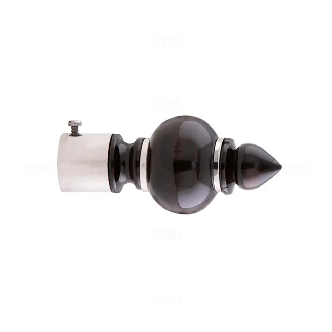 Apace 565CPWDAPOBR CP Brown Curtain Finial Apace 565CPWDAPOBR CP Brown Curtain Finial