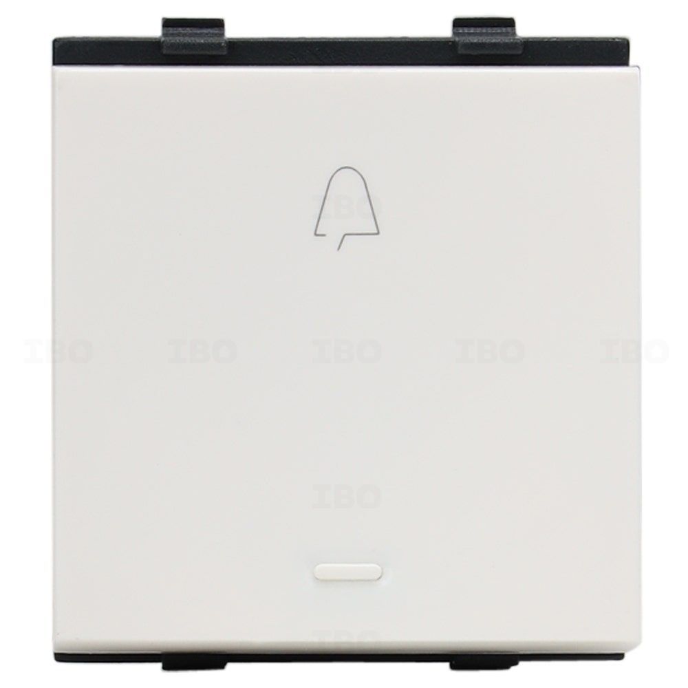 GreatWhite Trivo White Bell Push 32 A Modular Switch