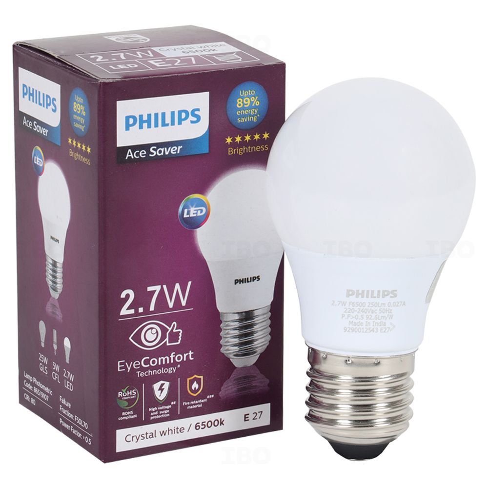 PHILIPS 7 W Standard E27 LED Bulb Price in India - Buy PHILIPS 7 W Standard  E27 LED Bulb online at